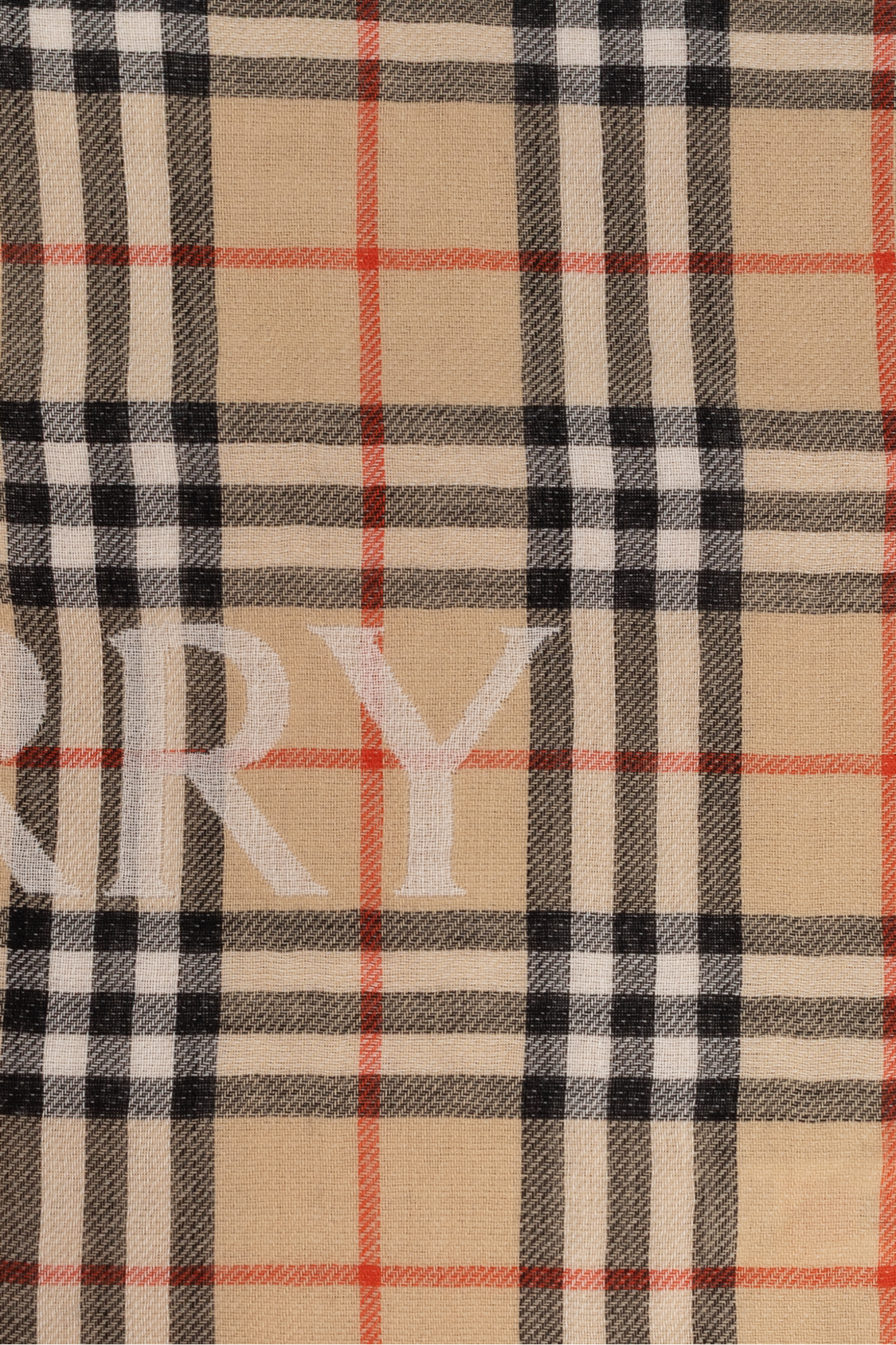 マフラー・ストール Burberry FW25 Embroidered wool scarf (8105913 A2021) Burberry Embroidered Wool Scarf | italist